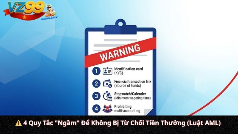 4 Quy Tắc "Ngầm" Để Không Bị Từ Chối Tiền Thưởng (Luật AML)