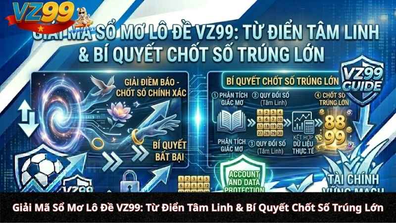 Giải Mã Sổ Mơ Lô Đề VZ99: Từ Điển Tâm Linh & Bí Quyết Chốt Số Trúng Lớn