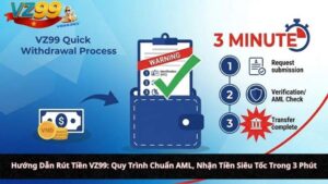 Hướng Dẫn Rút Tiền VZ99: Quy Trình Chuẩn AML, Nhận Tiền Siêu Tốc Trong 3 Phút