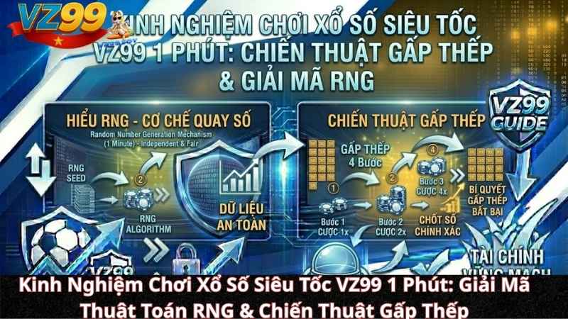 Kinh Nghiệm Chơi Xổ Số Siêu Tốc VZ99 1 Phút: Giải Mã Thuật Toán RNG & Chiến Thuật Gấp Thếp